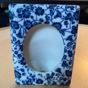 Blue floral Vintage Picture Frame